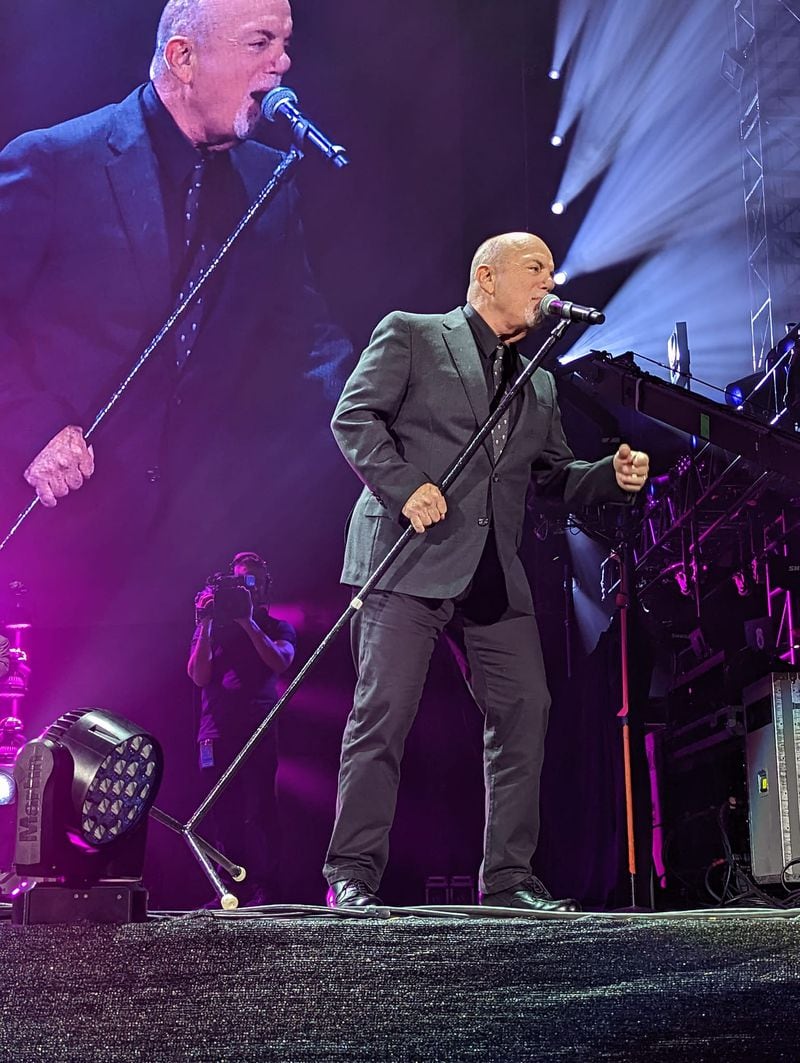 Billy Joel at Mercedes-Benz Stadium Nov. 11, 2022 during the annual ATLive show. CONTRIBUTED