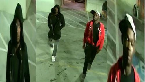 Police are asking anyone who recognizes the men from the video to come forward.