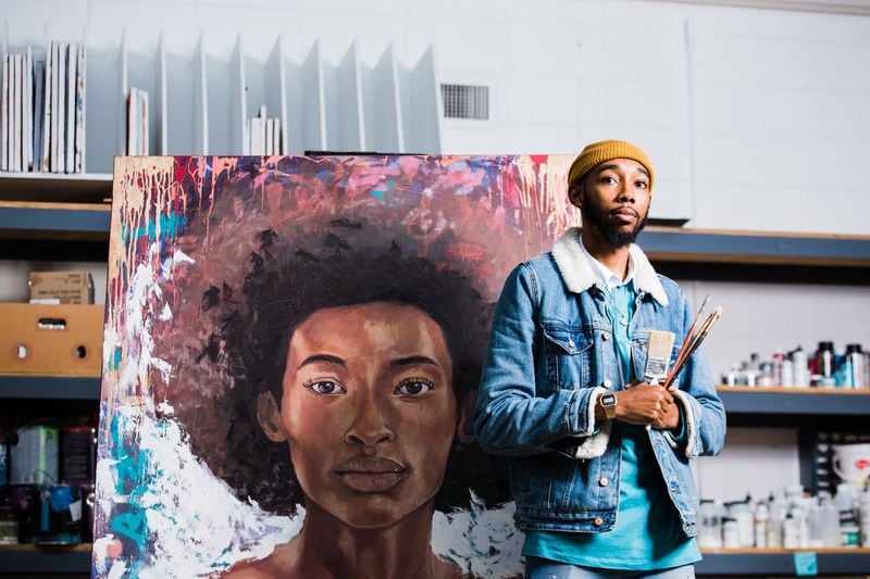 Darius Emerson will be among the artists bringing his work to "A Marvelous Black Boy Art Show" at the Westside Cultural Arts Center on Nov. 5. Courtesy of Darius Emerson