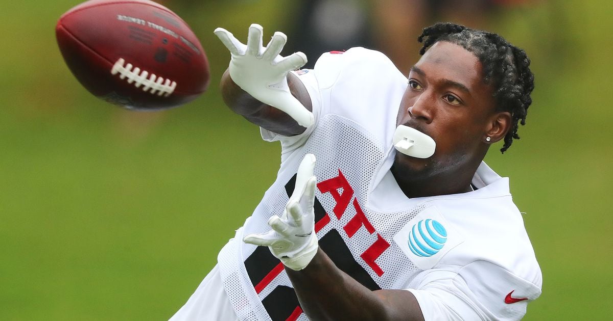 Ridley held out of Falcons' practice with foot injury
