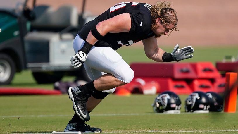 Falcons Exercise Chris Lindstrom's Fifth-Year Option, Decline Kaleb McGary's