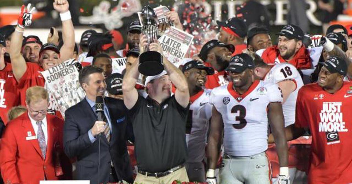 Congratulations to the Georgia Bulldogs! 🏆 Co-branded caps are