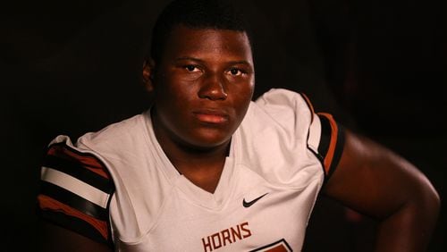 Former Lanier High School defensive tackle Derrick Brown, a 2015 AJC Super 11 selection, could potentially by a first-round pick in the 2020 NFL Draft.