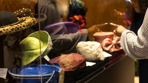 The King Family Hat Exhibit features 20 hats at the Azadi Galleria at the Woodruff Arts Center. (Photo provided by Alliance Theatre)