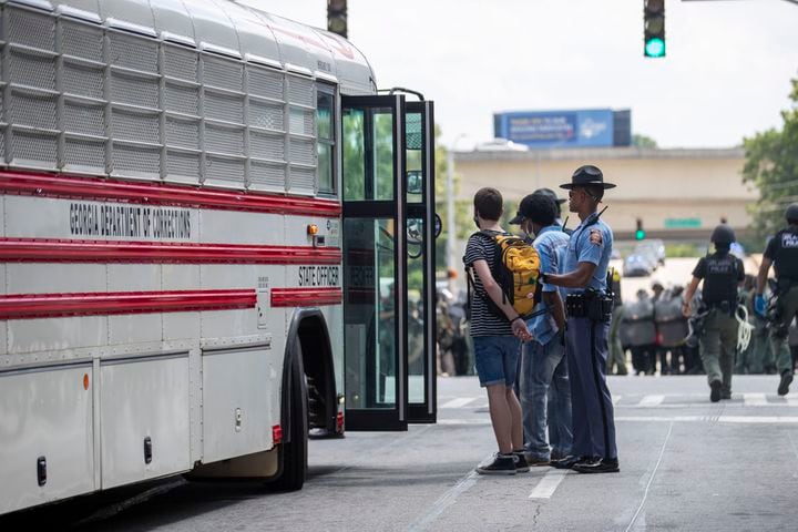 PHOTOS: Fourth day of protests in downtown Atlanta