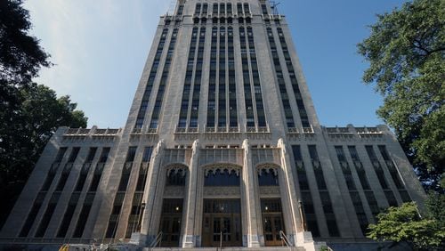 Atlanta City Hall, the old city hall tower. BOB ANDRES /BANDRES@AJC.COM