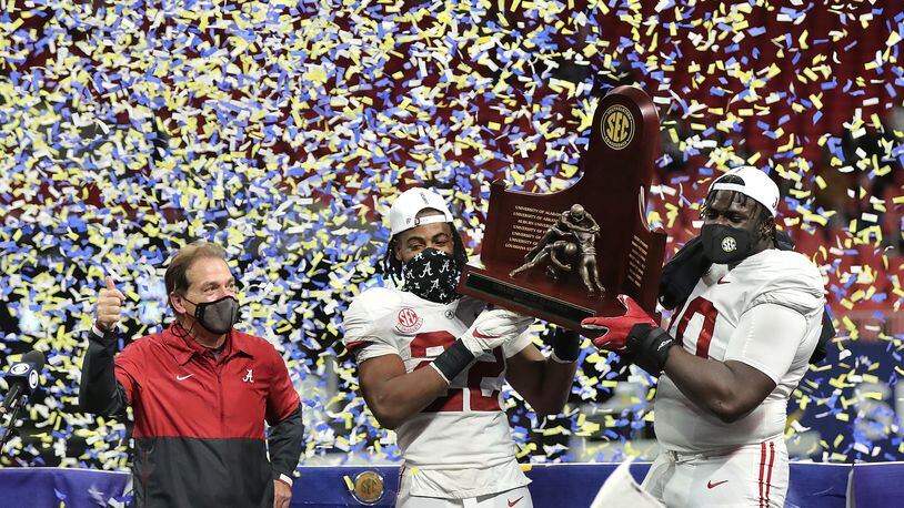 Bulldogs no longer unbeaten as Alabama wins SEC championship