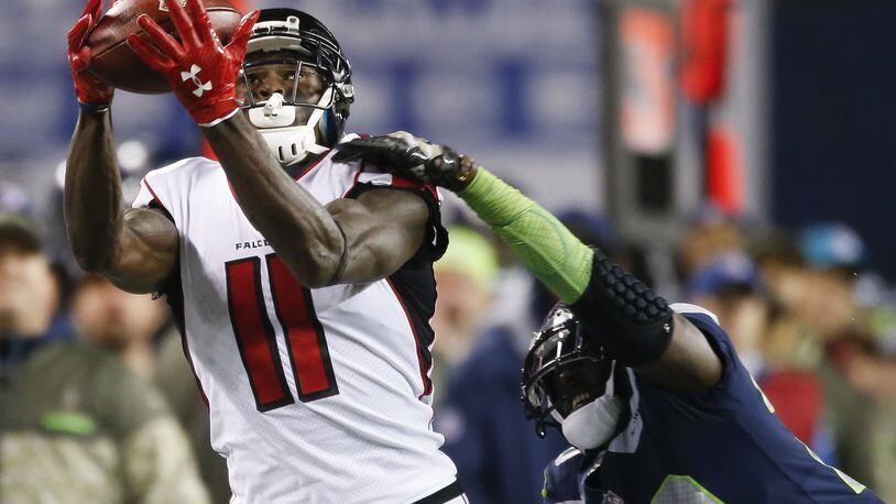 WR Jones still not 100 percent for Falcons