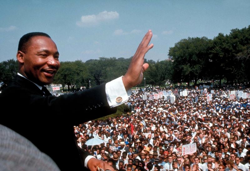 Dr. Martin Luther King Jr. delivered his 'I Have a Dream' speech to a huge crowd gathered on the National Mall in Washington, D.C. on Aug. 28, 1963, during the March on Washington for Jobs & Freedom. (Francis Miller/file photo)