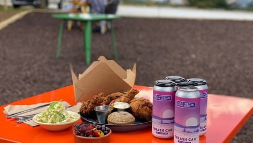 This eight-piece fried chicken picnic meal is spread out on table in a new outdoor area next to Argosy. CONTRIBUTED BY ARGOSY