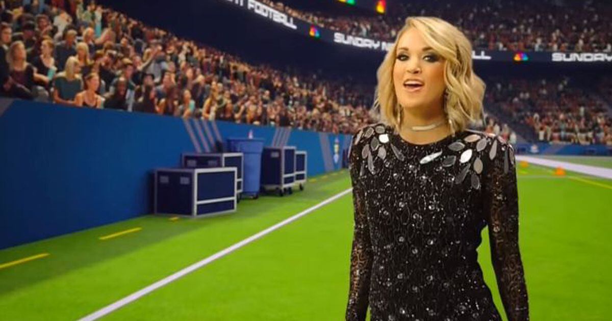 Carrie Underwood goes behind the scenes of her Sunday Night Football open