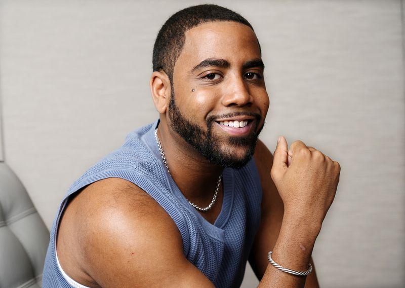 Jharrel Jerome, the star of "Unstoppable," poses for a portrait to promote the film during the Toronto International Film Festival, Friday, Sept. 6, 2024, in Toronto. (AP Photo/Chris Pizzello)