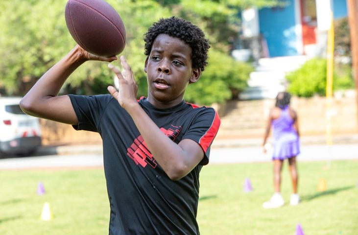 UGA player hosts football camp for kids