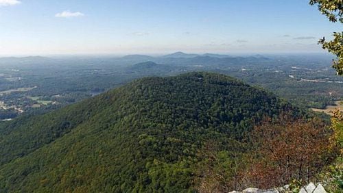 The man suffered serious but non-life-threatening injuries after falling at Yonah Mountain.