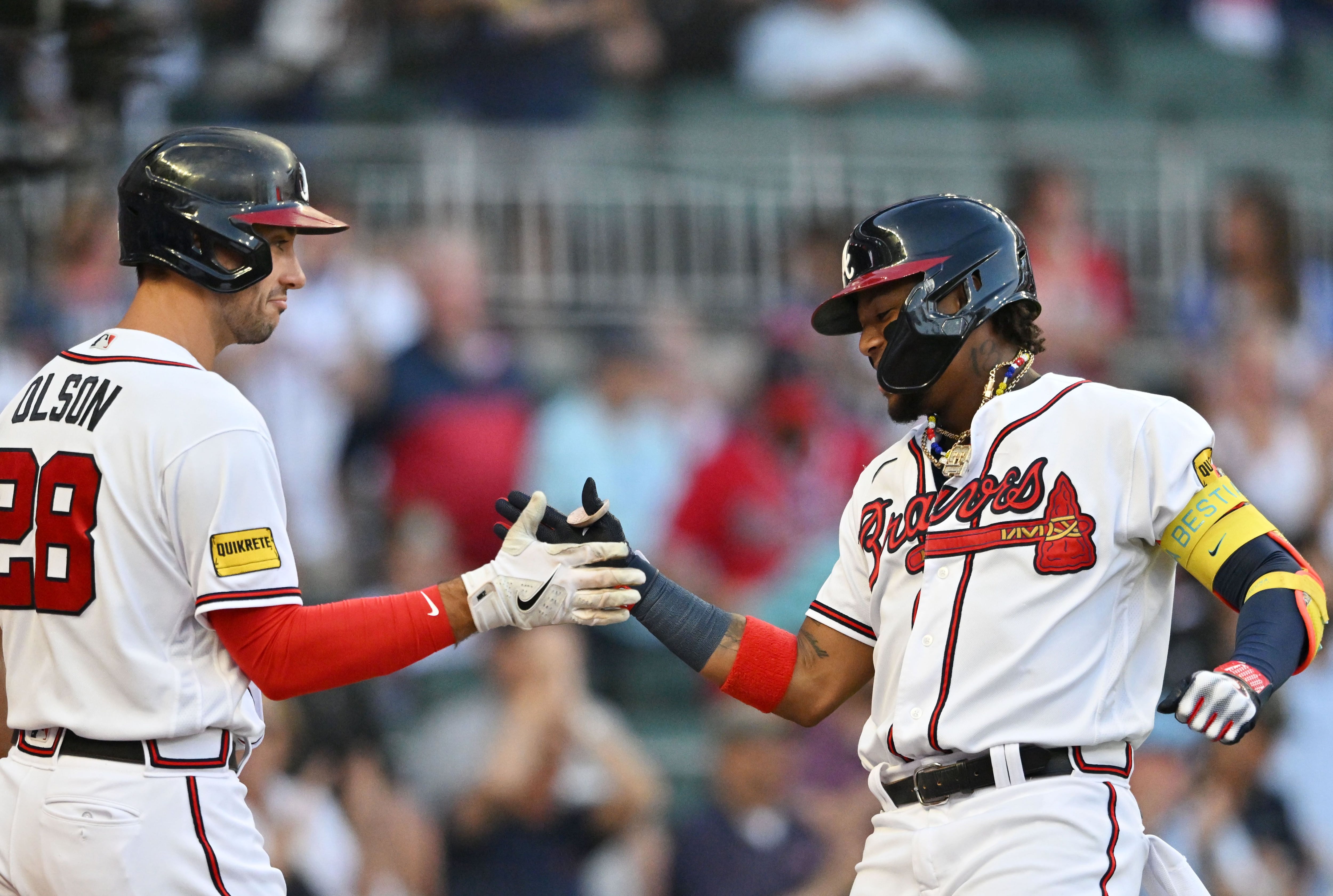 Acuña hits 2 of Braves' 5 homers, Olson hits 47th in 8-5 win over Cardinals  - The San Diego Union-Tribune