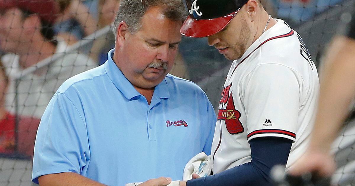 Freddie Freeman Exits Game Early After Hit By Pitch