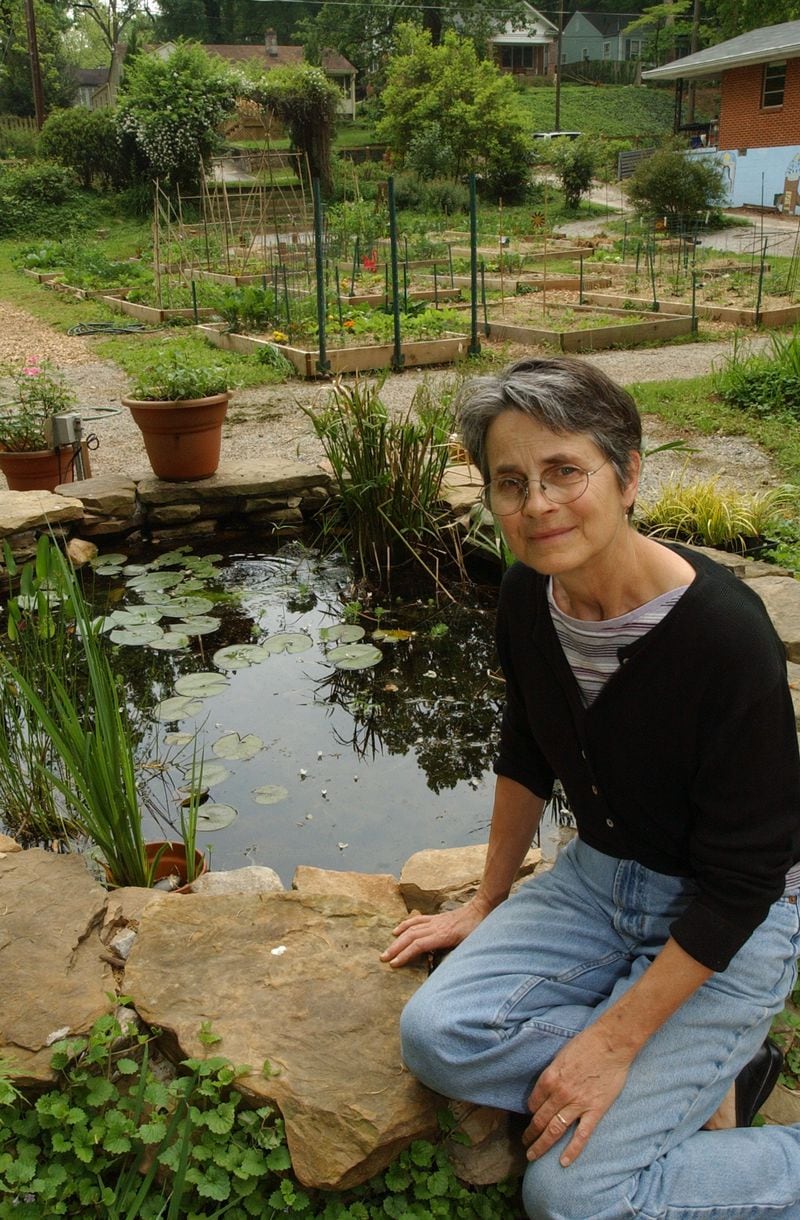 In 2005 Sally Wylde, co-founder the Oakhurst Garden, turned the management of the organization over to a new leader. (RENEE HANNANS HENRY/AJC staff).