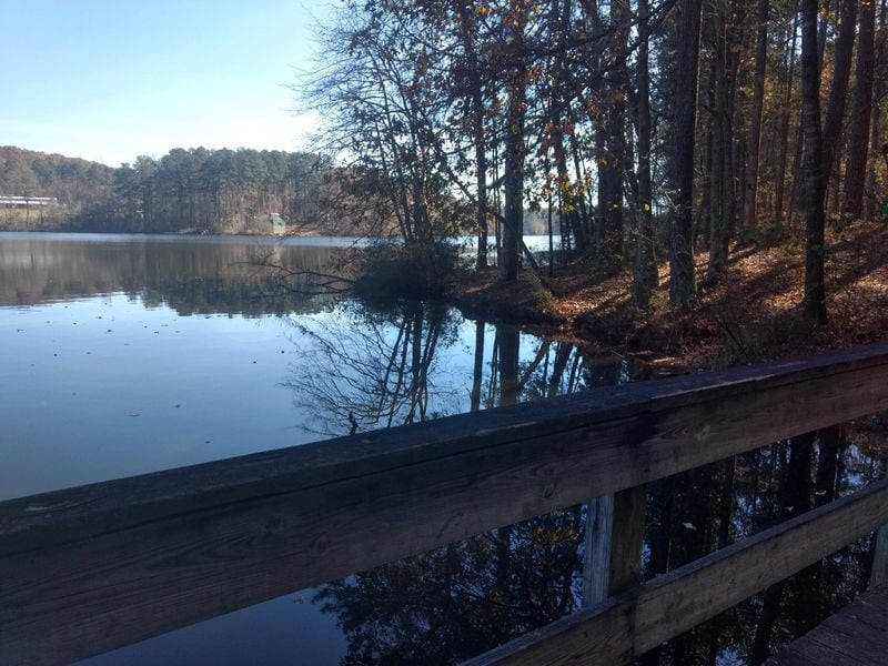 Fort Yargo State Park is set on a 260-acre lake with areas for swimming, boating and fishing. (Brian O'Shea / AJC)