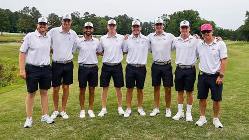 The East Tennessee State golf team is tied for ninth along with Notre Dame and Texas.