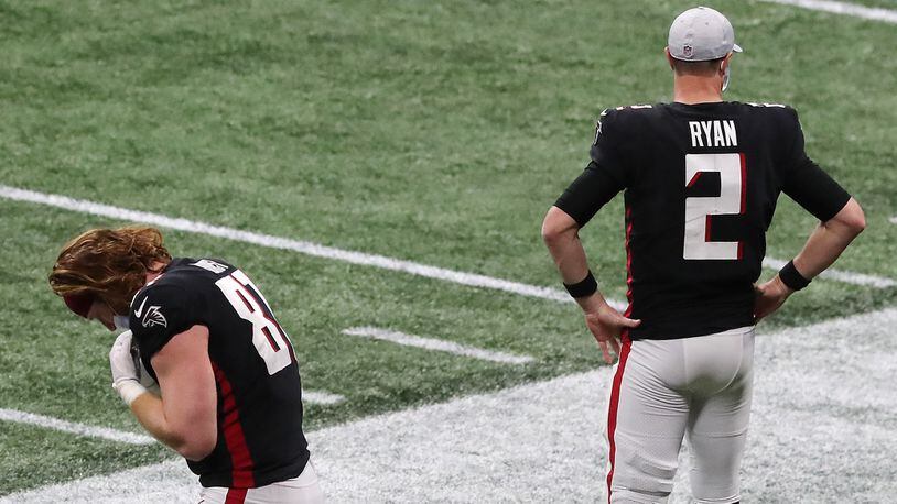 Saturday's NFL: Falcons' Matt Ryan won't play, ending 10-year