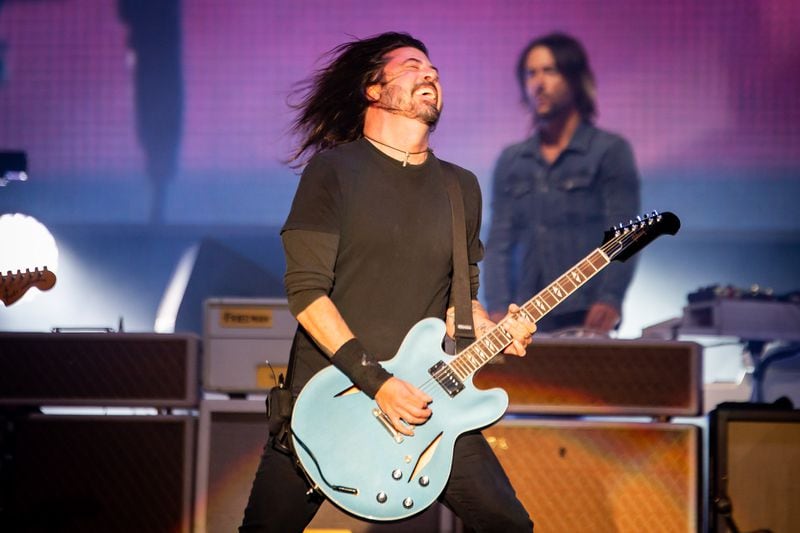 Foo Fighters, shown at the Shaky Knees Music Festival here in 2021, return to the fest on May 5. (Photo: Ryan Fleisher for The Atlanta Journal-Constitution)