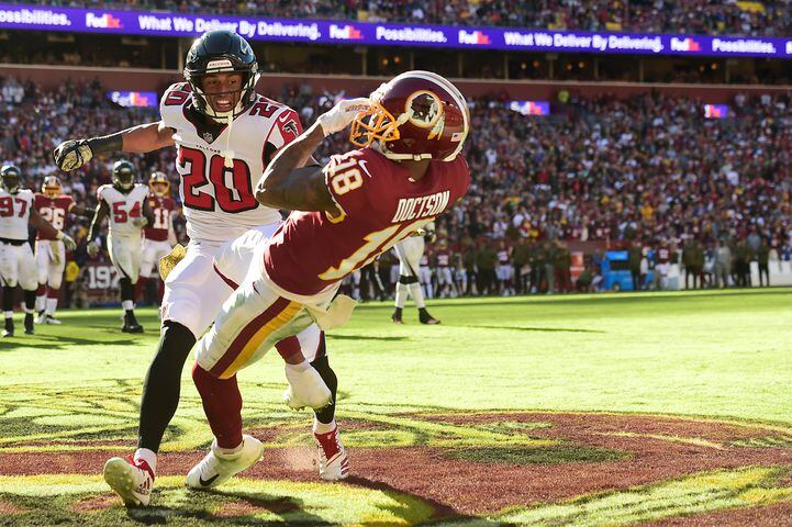 Photos: Falcons drub Redskins to even record