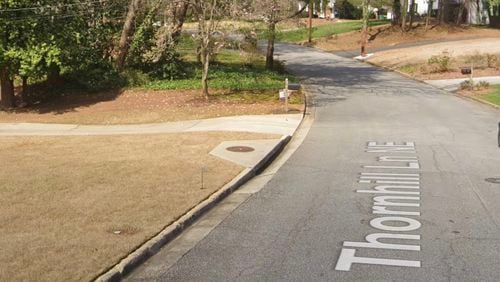 Sandy Springs recently approved a  contract to construct a stormwater management pond at 7236 Thornhill Lane. (Google Maps)