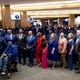 A ceremony for 370 graduates took place Thursday at Truist Park Delta Sky Club with Atlanta Mayor Andre Dickens as a guest speaker and Rodney Bullard, CEO of The Same House, delivering the keynote address. Also pictured is Goodwill North Georgia CEO Keith Parker
Courtesy Goodwill North Georgia