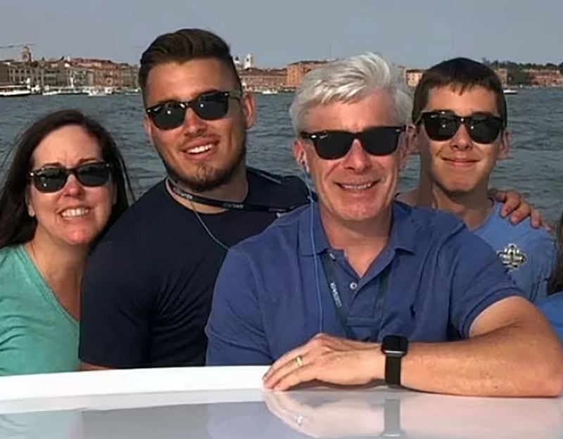 Four members of the Leffler family were killed in a boating crash on the Wilmington River in Savannah on Memorial Day weekend in 2022. Mother Lori Leffler, son Zach Leffler, father Chris Leffler and youngest son Nate died. Daughter Kate, not pictured, survived. 