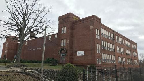 The former David T. Howard High School in Atlanta's Old Fourth Ward is pictured here on Jan. 10, 2018. Many famous Atlantans attended school in the building, when it served as an elementary school and later as a high school.