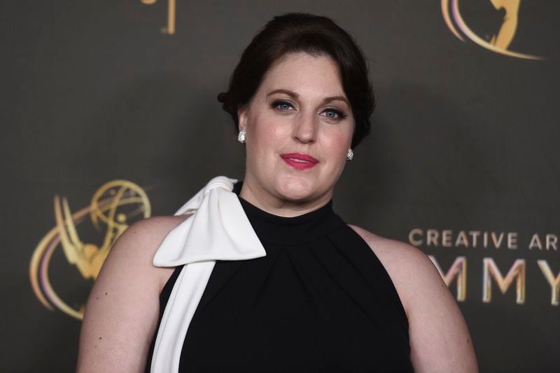 Allison Tolman attends night two of the Creative Arts Emmy Awards on Sunday, Sept. 8, 2024, in Los Angeles. (Photo by Richard Shotwell/Invision/AP)