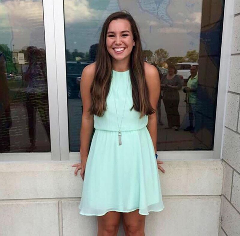 This undated photo of Univeristy of Iowa student Mollie Tibbetts was released by the Iowa Department of Criminal Investigation in the days following Tibbetts’ disappearance in mid-July. Her body was found in a cornfield Tuesday and a suspect was arrested in her death.