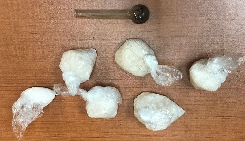 About five ounces of meth was seized during the arrest of Shannon Myria Bouchereau.