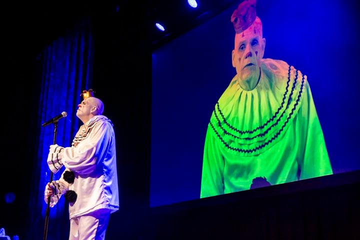 Atlanta, Ga: Puddles Pity Party sang for a packed house at Variety Playhouse, blazing through his renditions of all the classics on Saturday Sept. 7, 2024. (RYAN FLEISHER FOR THE ATLANTA JOURNAL-CONSTITUTION)