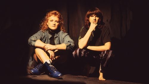 Emily Saliers (left) and Amy Ray, of the Indigo Girls, are the subject of an in-depth documentary on their career, "It's Only Life After All," which is one of the marquee films at this year's Atlanta Film Festival. Photo: Michael Lavine