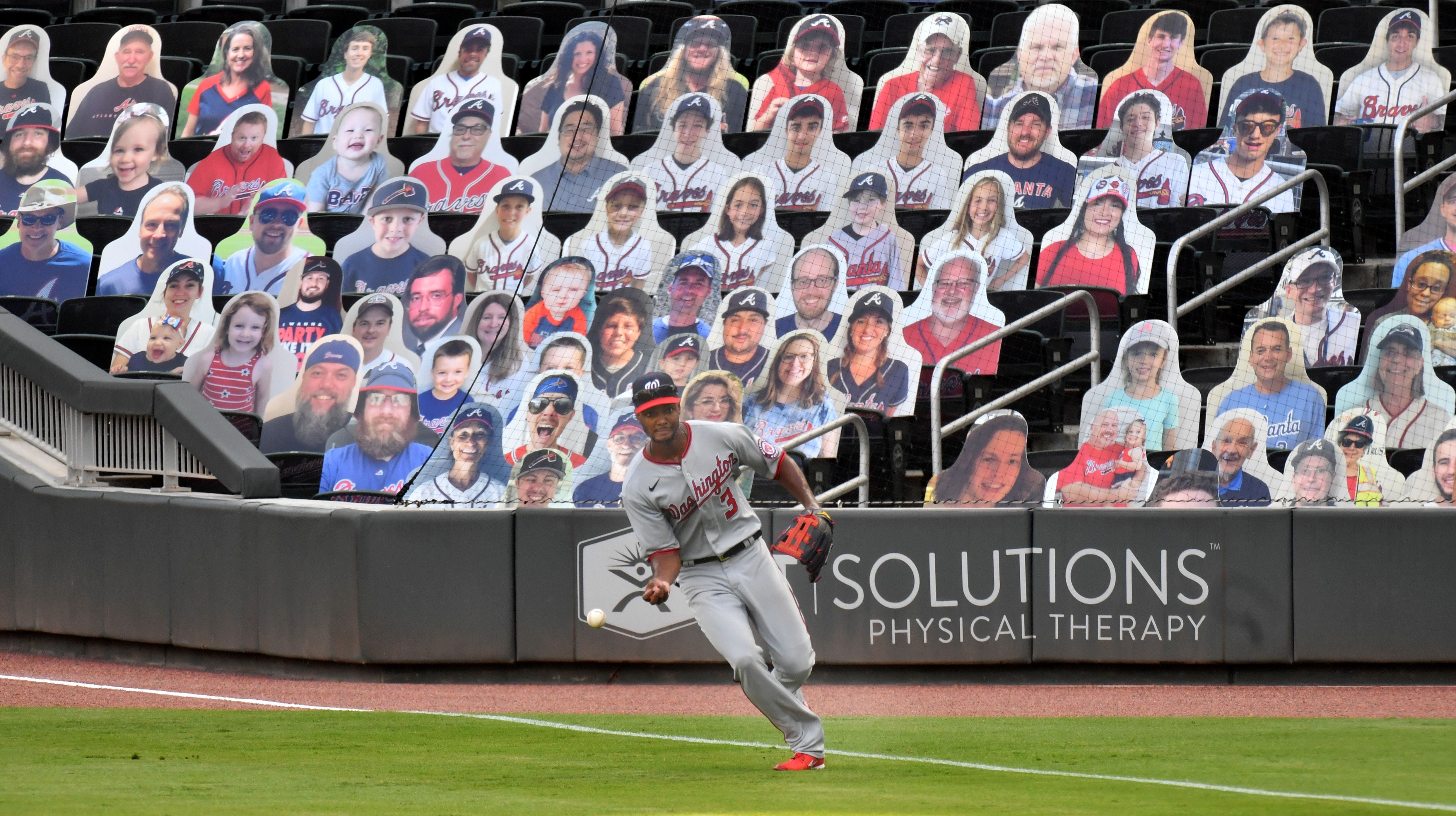 Atlanta Braves' Ronald Acuña Jr., heads for the locker room after a baseball  game against the Washington Nationals at Nationals Park, Friday, Sept. 22,  2023, in Washington. The Braves won 9-6. (AP