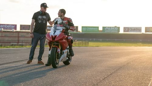 "One Fast Move," a film released on Amazon Prime in 2024 and shot in Atlanta, focuses on the relationship between deadbeat dad Dean Miller (Eric Dane) and his son Wes Neal (KJ Apa), both professional motorcycle racers. AMAZON PRIME