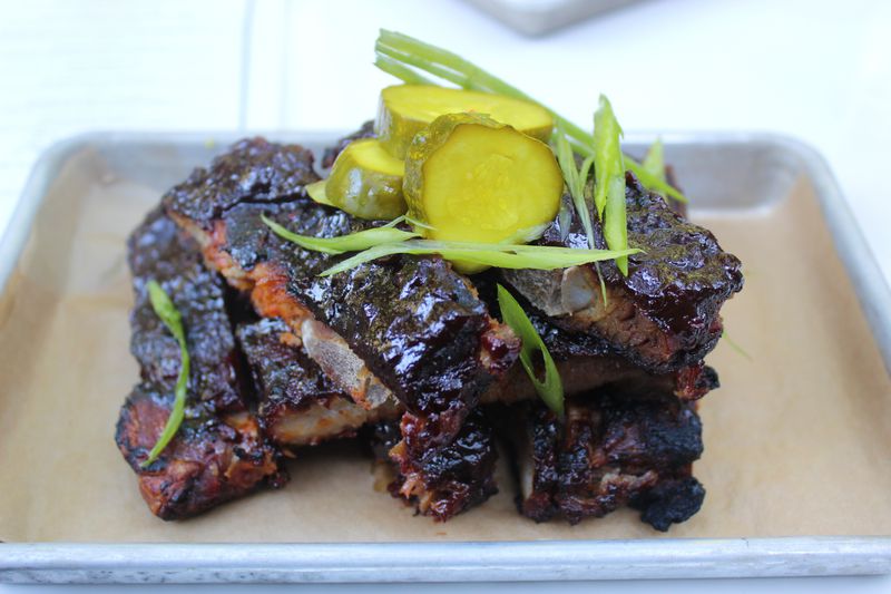 Coca-Cola BBQ pork spare ribs at Backyard at Parkwoods.