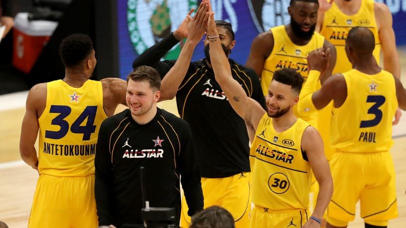 All-Star Game: Steph Curry on Team Giannis, Kevin Durant on Team LeBron -  Golden State Of Mind