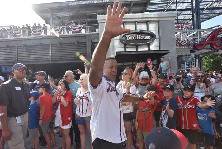 Photos: Braves celebrate landing All-Star game