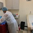 On June 29, 2022, a clinic staffer prepares for a patient at an examination room at Feminist Women's Health Center in Atlanta. (Hyosub Shin/The Atlanta Journal-Constitution/TNS)