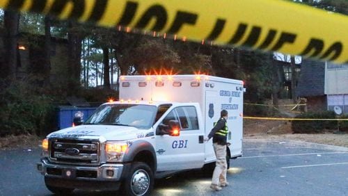 The Georgia Bureau of Investigation’s Crime Scene Unit was on the scene of a deputy-involved shooting in Riverdale. JOHN SPINK / JSPINK@AJC.COM