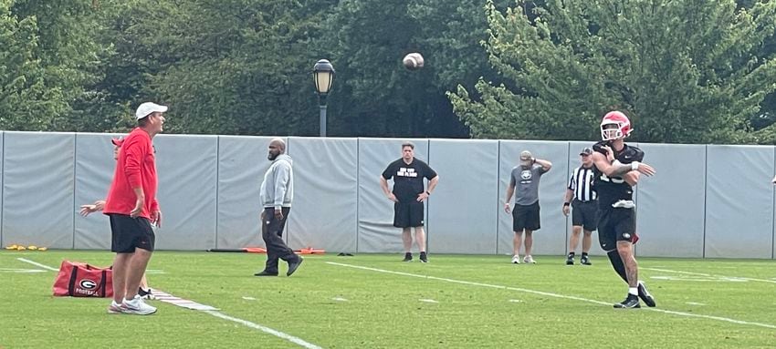 Georgia football preseason practice observations