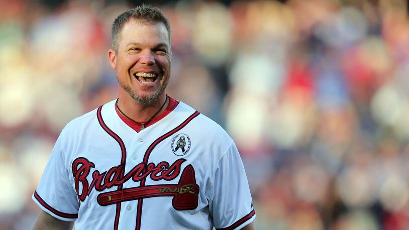 Chipper Jones Atlanta Braves  Atlanta braves, Sf giants baseball