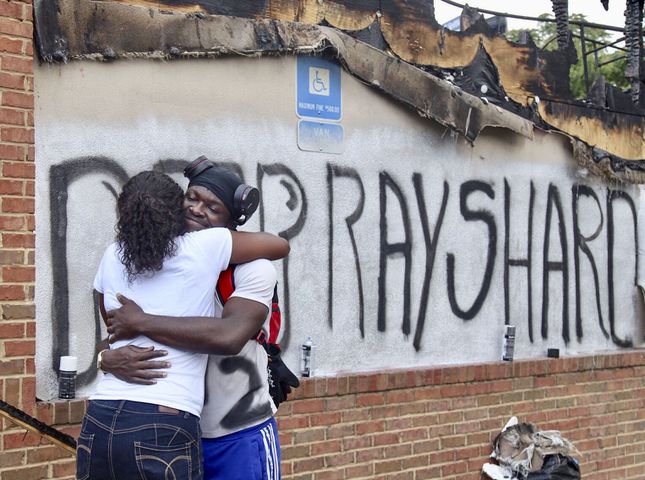 PHOTOS: Aftermath of Atlanta protest, fire at Wendy’s police shooting site