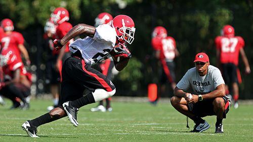 Georgia junior Malcolm Mitchell has been limited in practice after undergoing arthroscopic surgery on July 31.