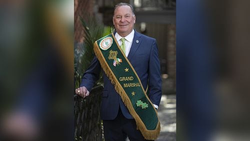 John Forbes is the grand marshal of the 2024 Savannah St. Patrick's Day Parade. (photo courtesy of Savannah St. Patrick's Day Parade Committee)
