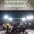 Los Angeles Lakers' LeBron James, second from left, and his son, Bronny James, sit for an interview during the NBA basketball team's media day in El Segundo, Calif., Monday, Sept. 30, 2024. (AP Photo/Jae C. Hong)