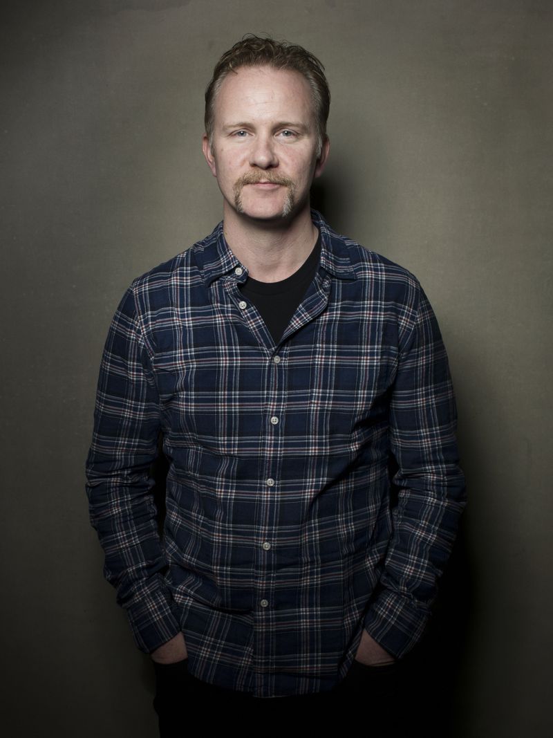 FILE - Director Morgan Spurlock from the film "Focus Forward" poses for a portrait during the 2013 Sundance Film Festival at the Fender Music Lodge on Jan. 21, 2013 in Park City, Utah. Spurlock, an Oscar-nominee who made food and American diets his life’s work, famously eating only at McDonald’s for a month to illustrate the dangers of a fast-food diet, has died. He was 53. (Photo by Victoria Will/Invision/AP, File)