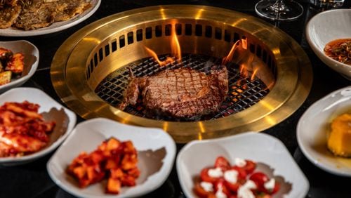 Bene Korean Steakhouse in the Uptown Atlanta development offers a variety of proteins and side dishes. / Courtesy of Bene Korean Steakhouse